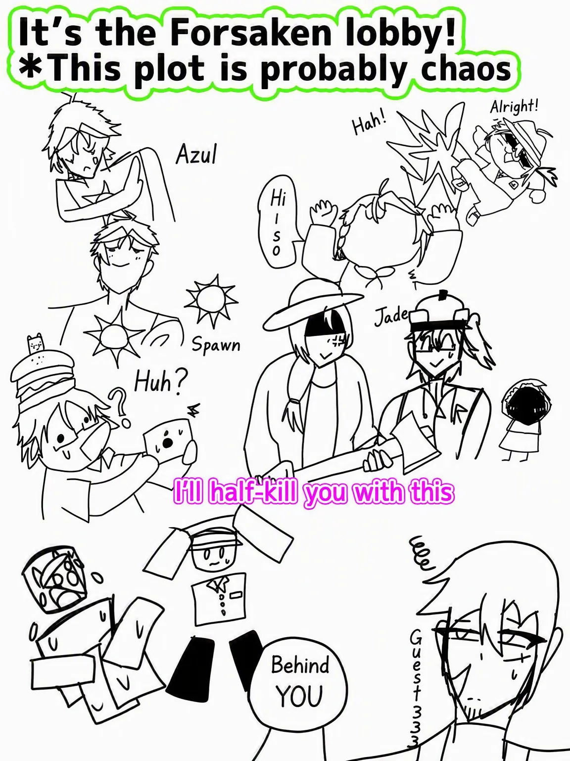 monokuro1025의 Forsaken's Probably Chaotic Lobby☆