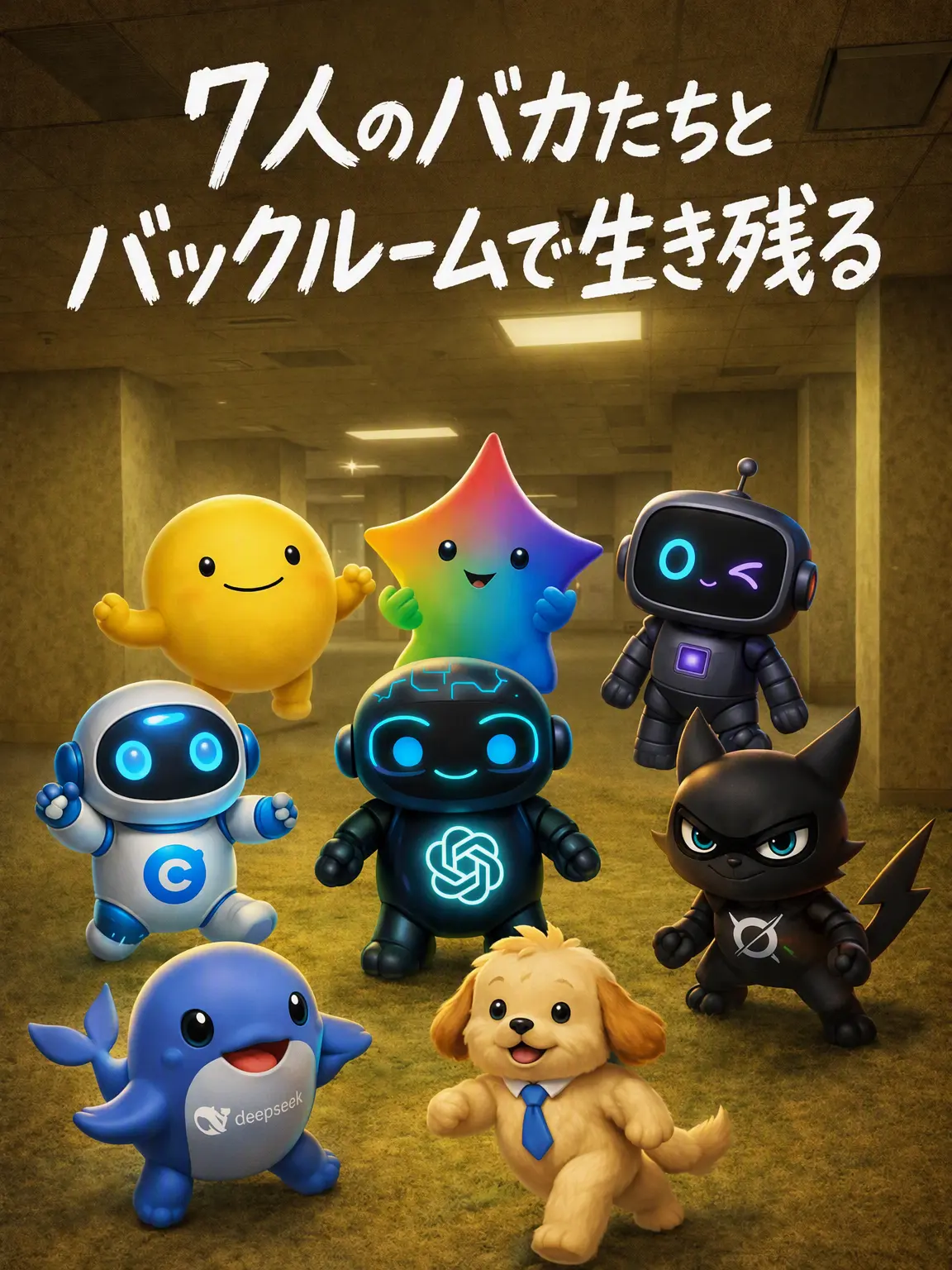 Badlucky의 7人の愚か者とバックルームで生き残る