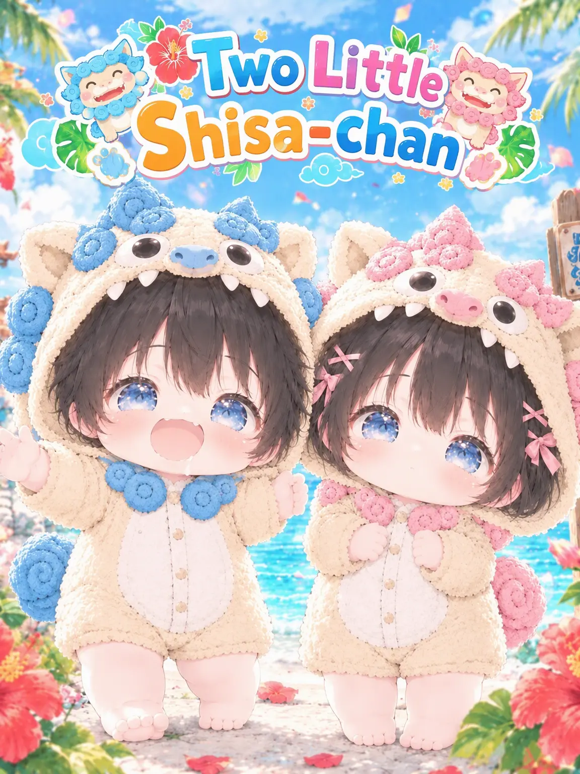 Mochi29yama의 Two Little Shisa-chans