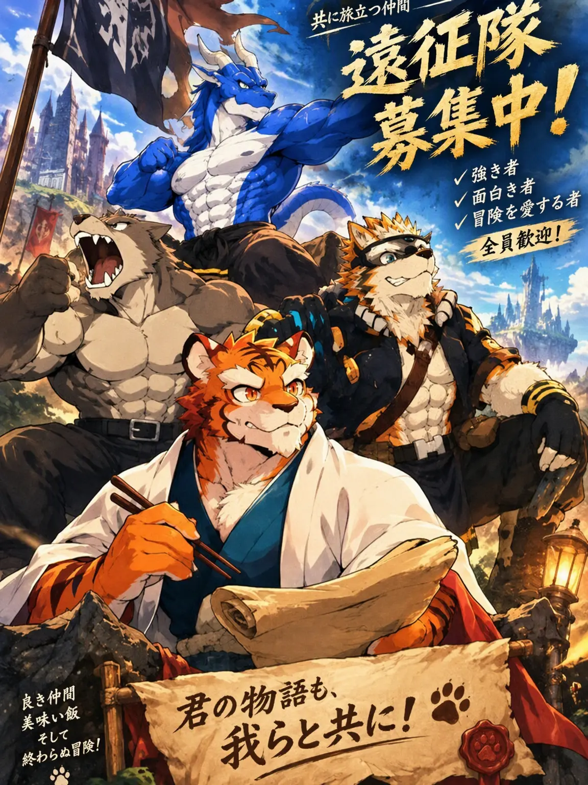 QuietLeech9618의 目覚めたら獣人遠征隊に加入していた