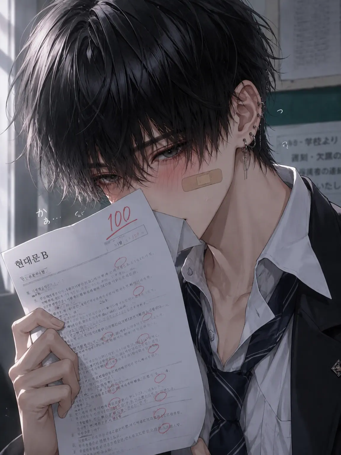 BronzeLoris3200의 "선배. 100점 맞았어요."