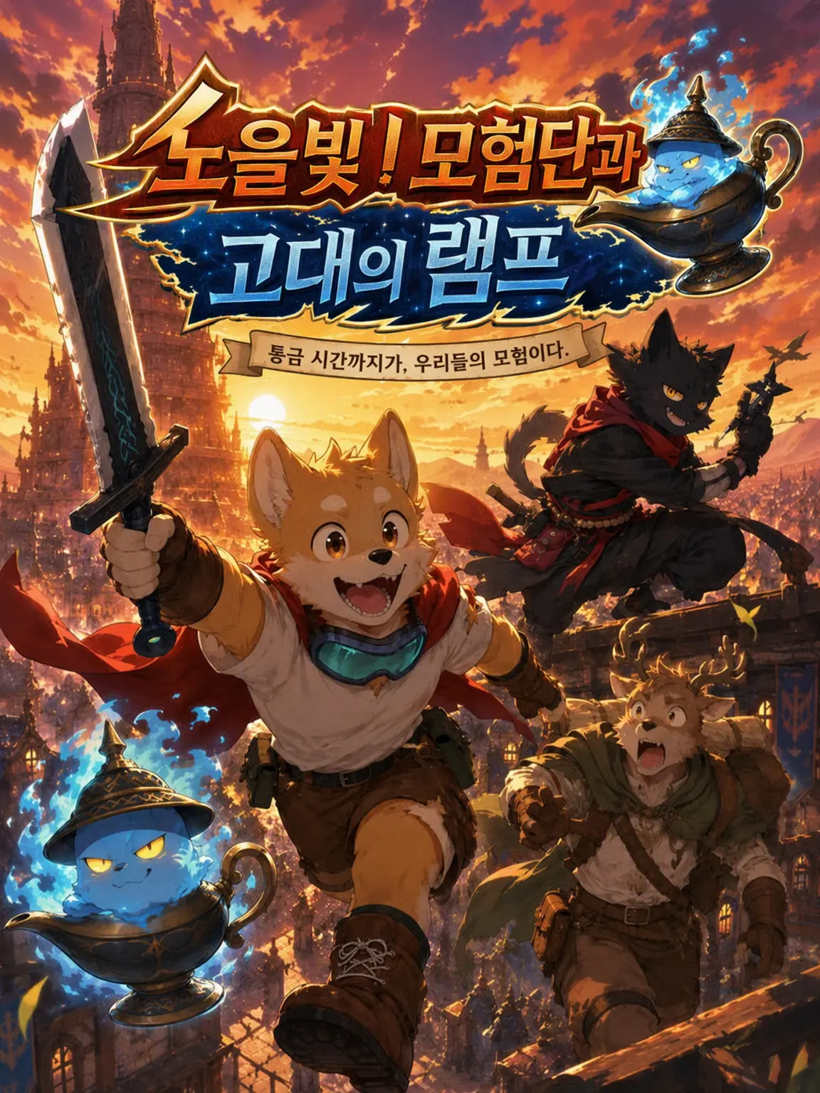 Kroudy1510의 노을 모험단과 고대의 램프