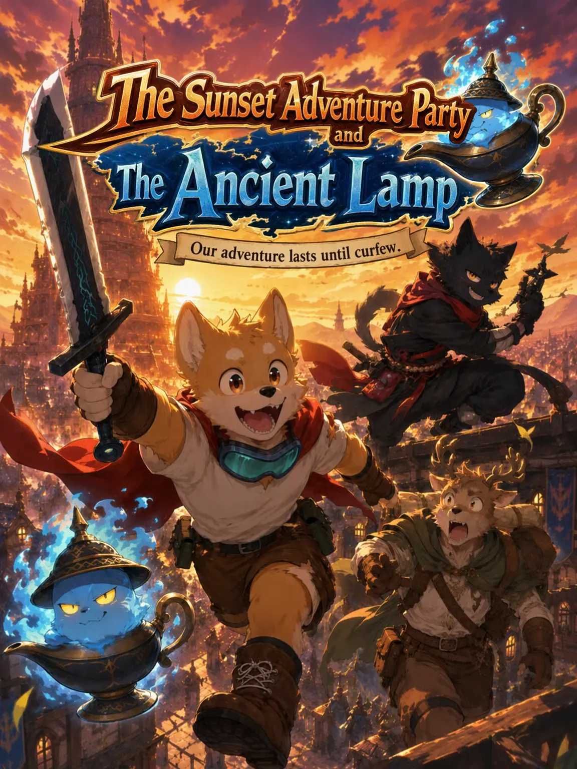 Kroudy1510의 Sunset Adventurers and the Ancient Lamp