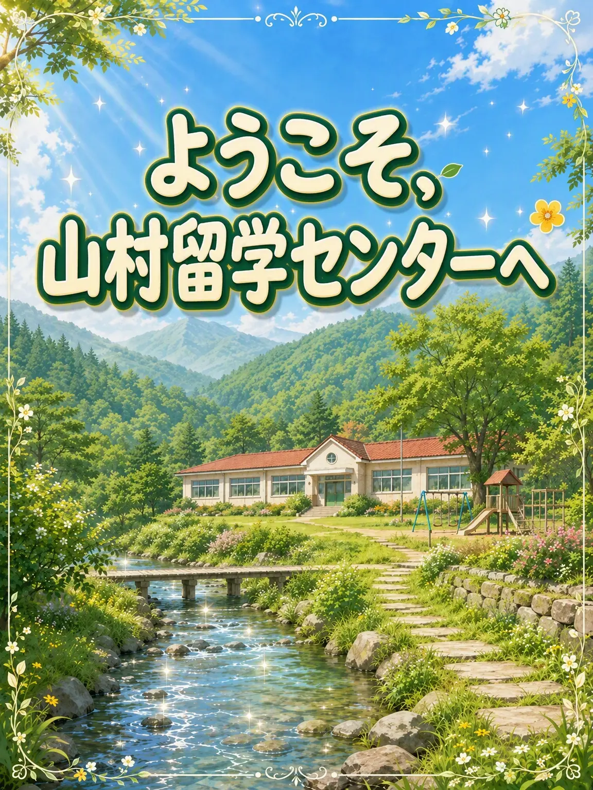 Crescendo_8210의 ようこそ、山村留学センターへ。