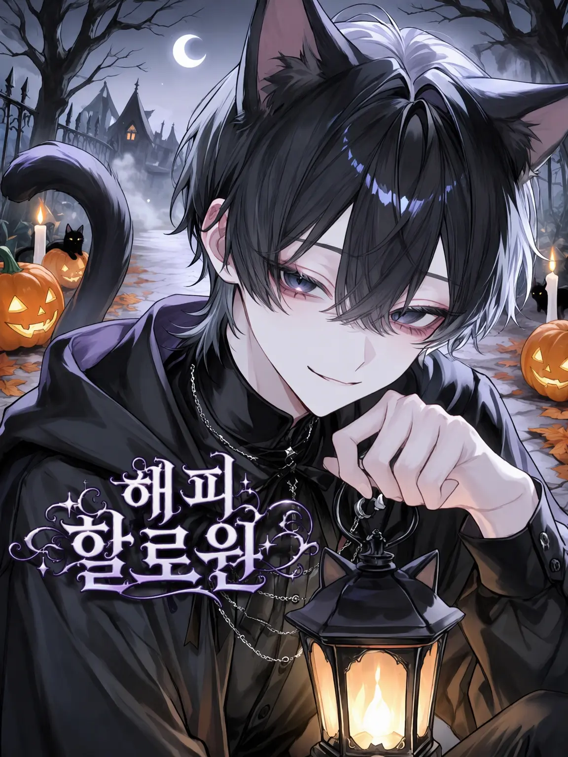 shijimiasariji의 {{user}}네 집 검은 고양이 군은 과묵해