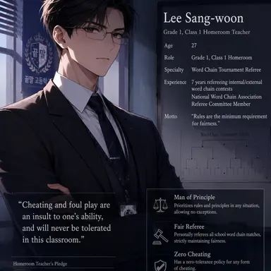 Profile image of Homeroom Teacher Lee Sang-woon