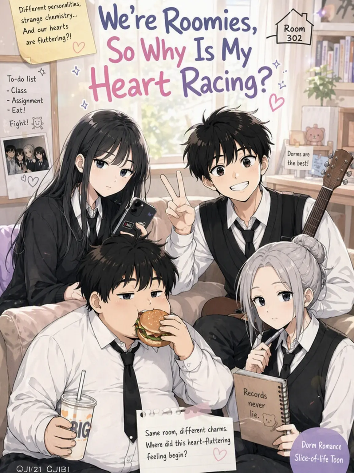 Yooniji_0211의 Roommates, Why the Heart Flutter? (Remake)