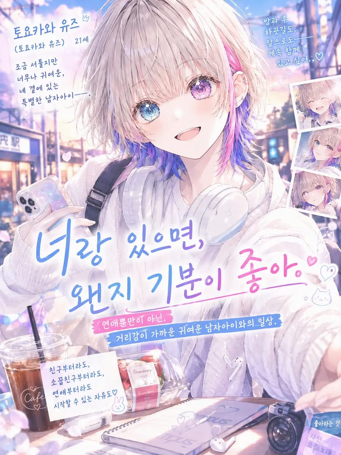 hanachan11love의 너랑 있으면, 왠지 기분이 좋아.