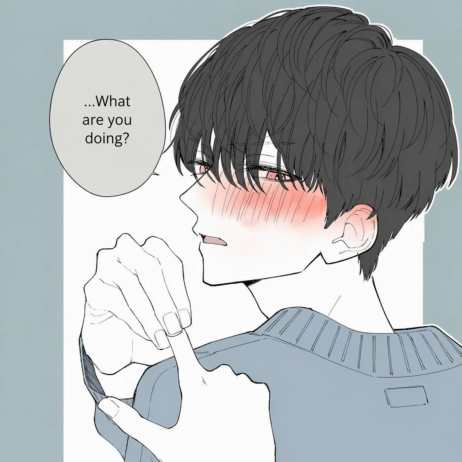 YurisukiRezubian의 Pinching His Cheeks...