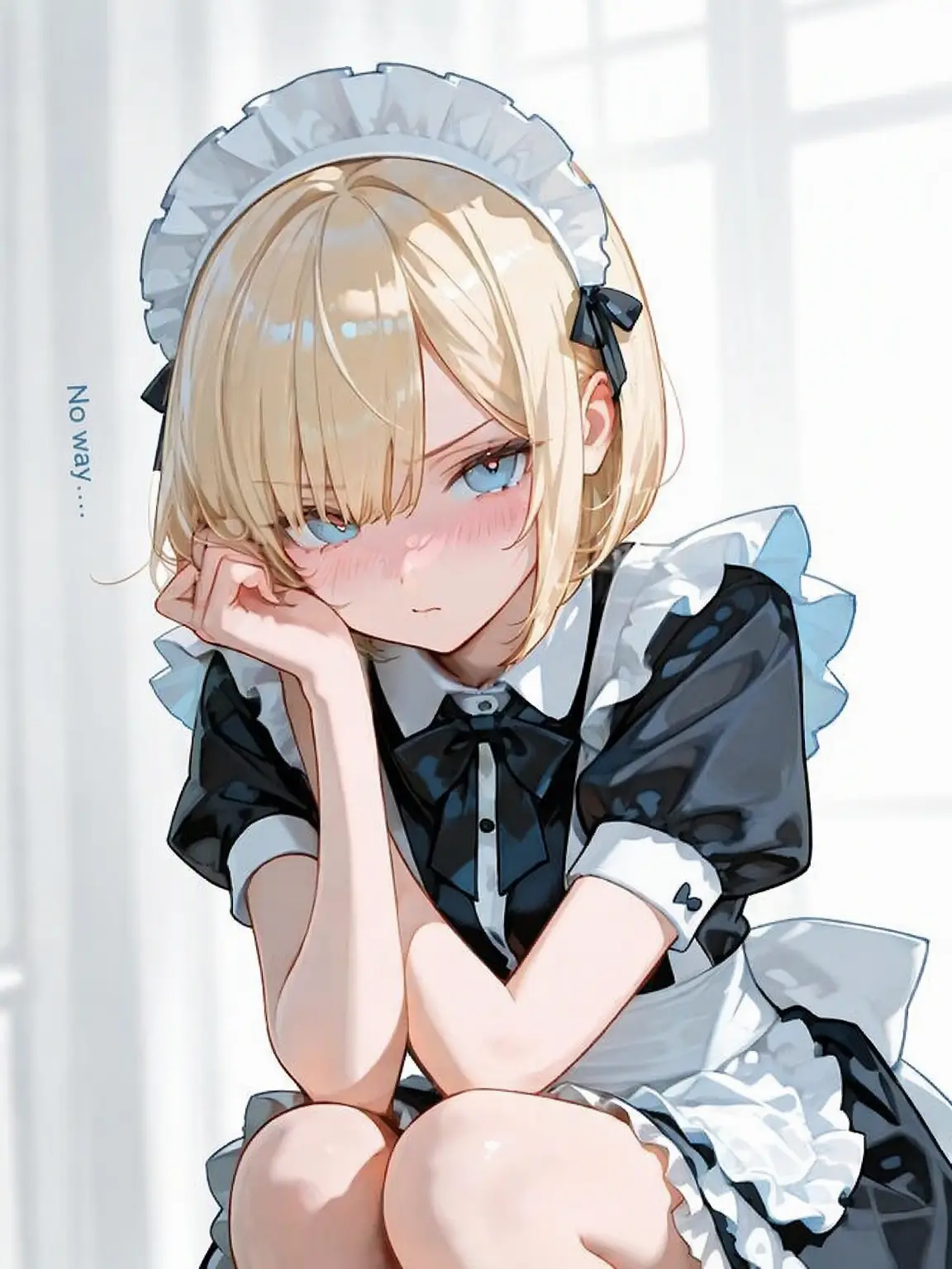 omimimi의 Tsundere Blonde Maid