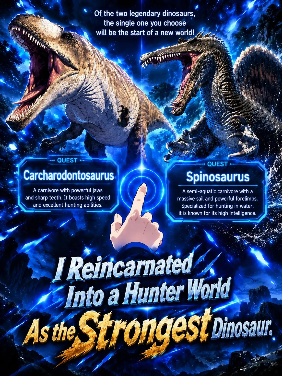 UntidyLynx9565의 Reincarnated as a Hero World Dinosaur?!