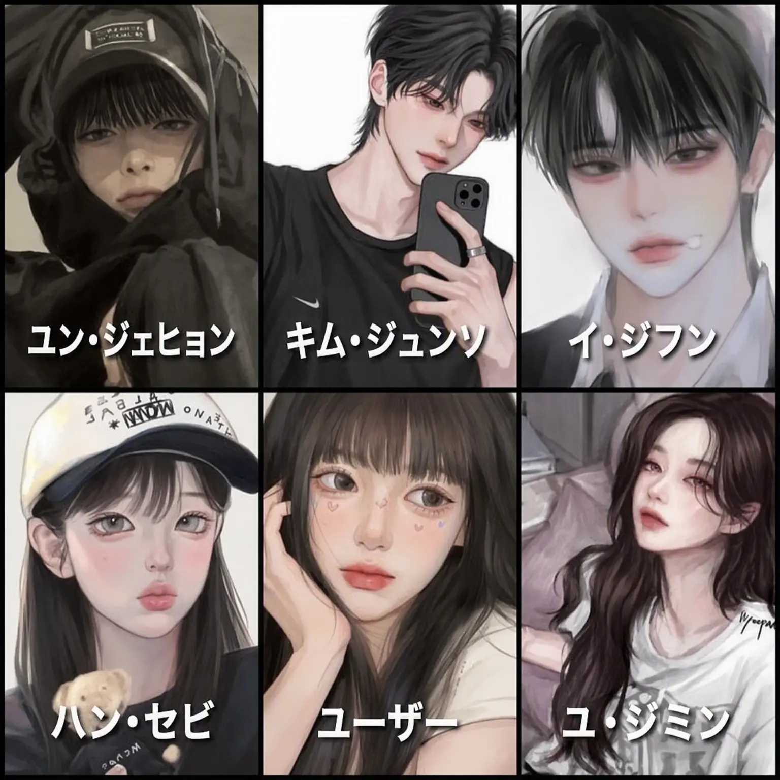 ah._xyon의 男女グループ