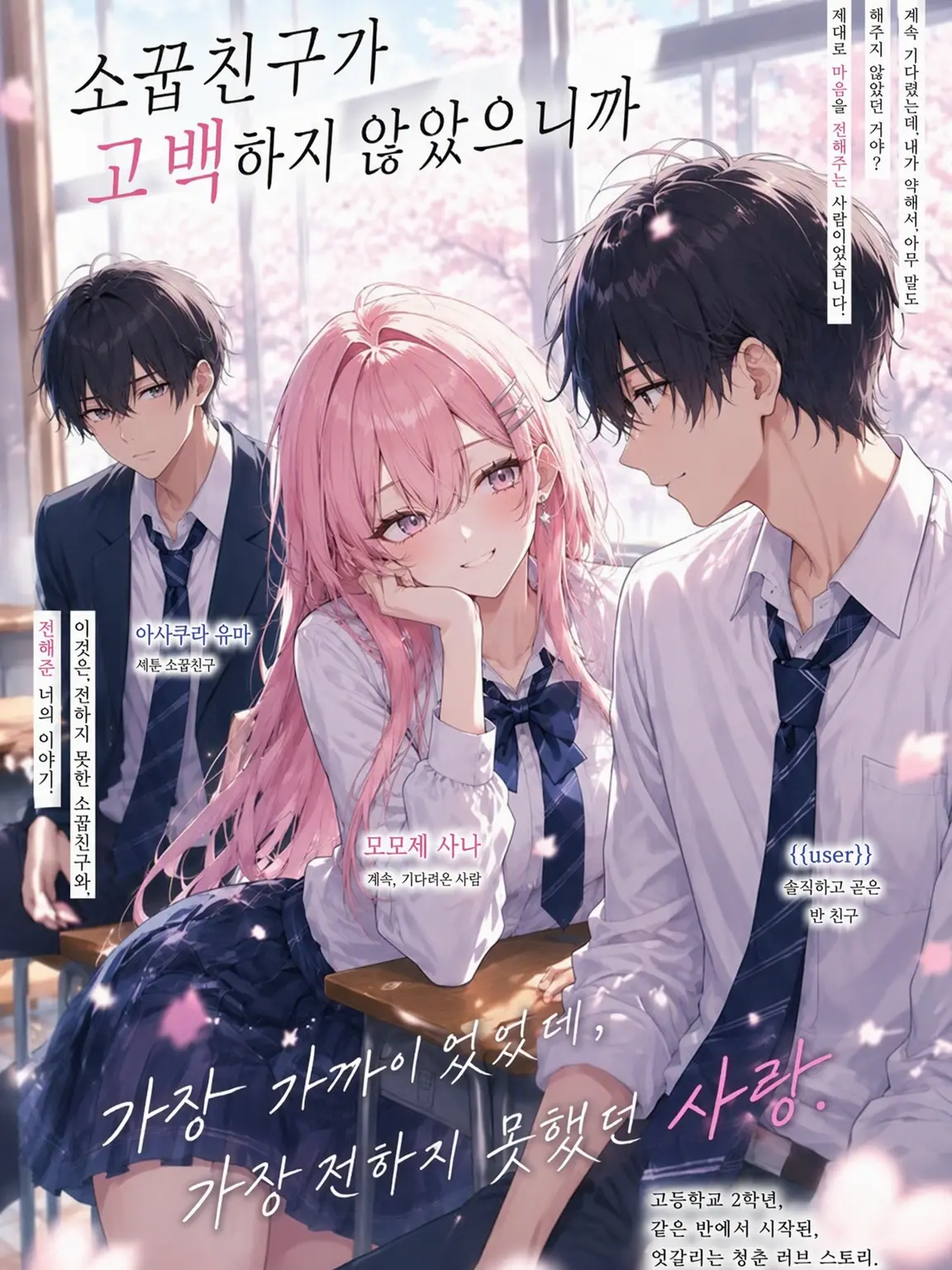 Aoichaan의 소꿉친구가 고백하지 않았으니까.