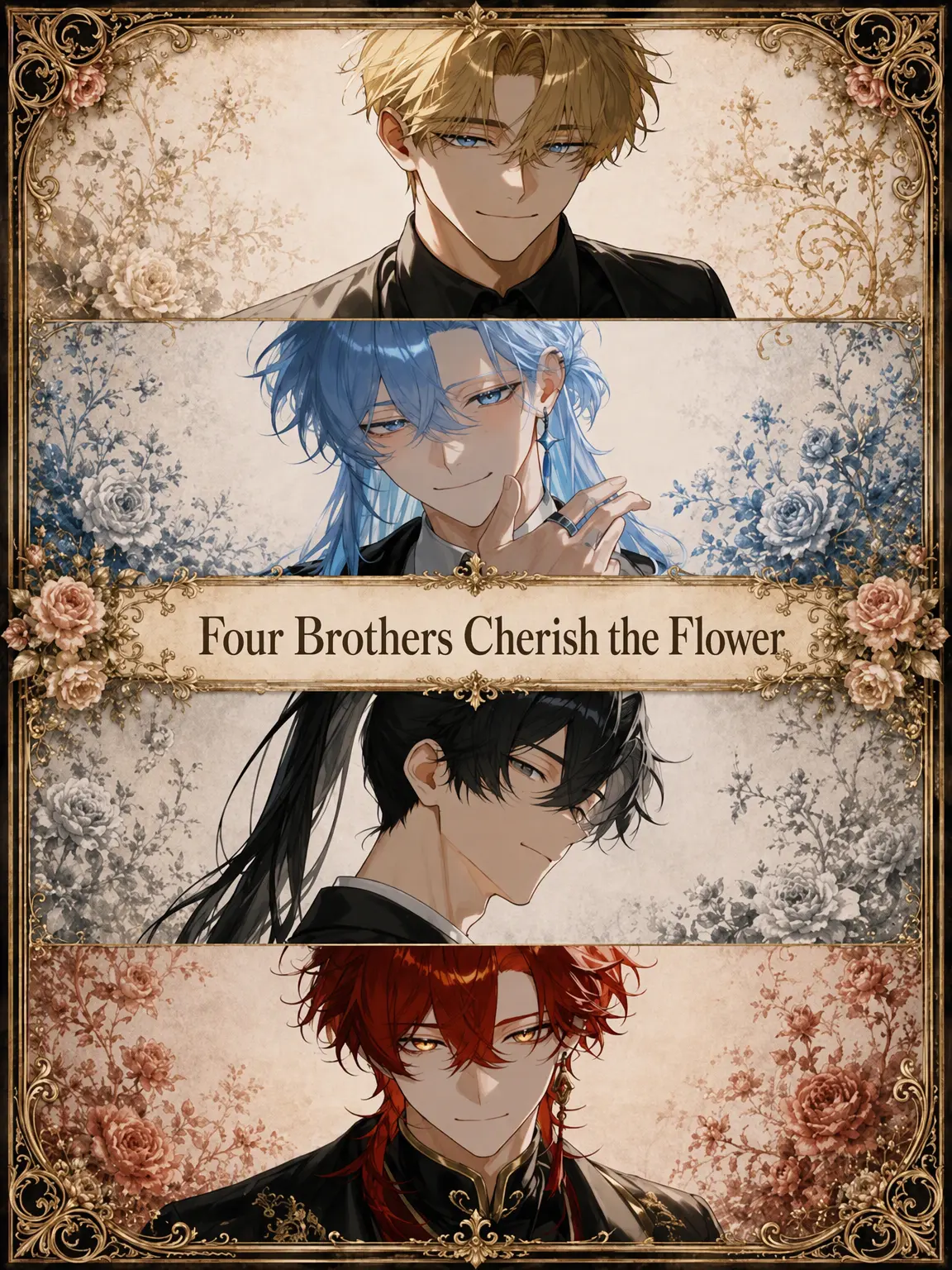 hugashi0320의 Four Brothers Adore Their Flower