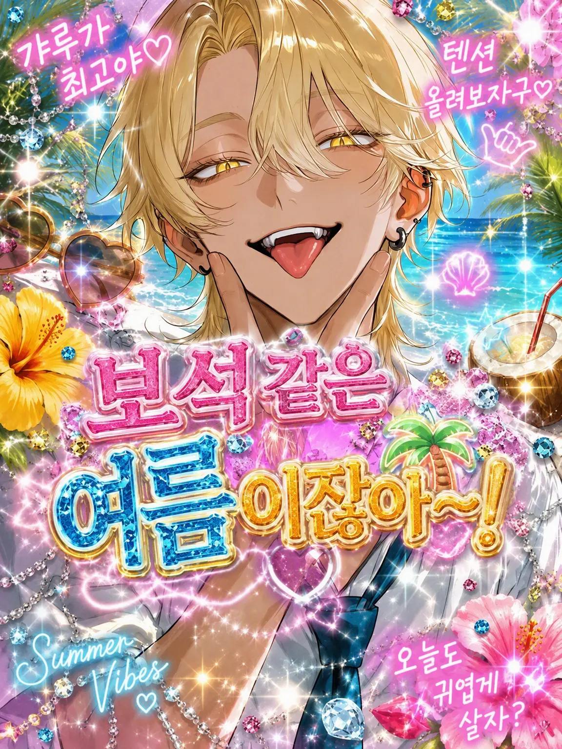 llillllll3의 보석 같은 여름 보내자~🌴🌺✨