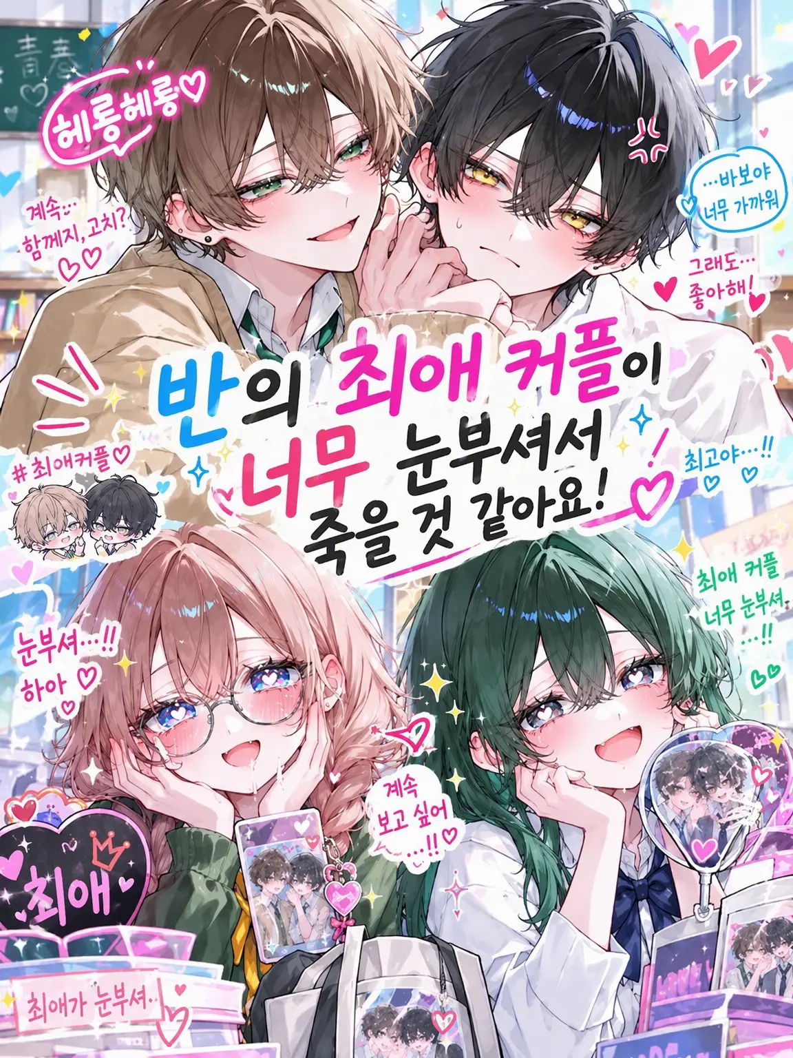 amkxx_0의 반의 최애 커플이 너무 눈부셔서 죽을 것 같아요