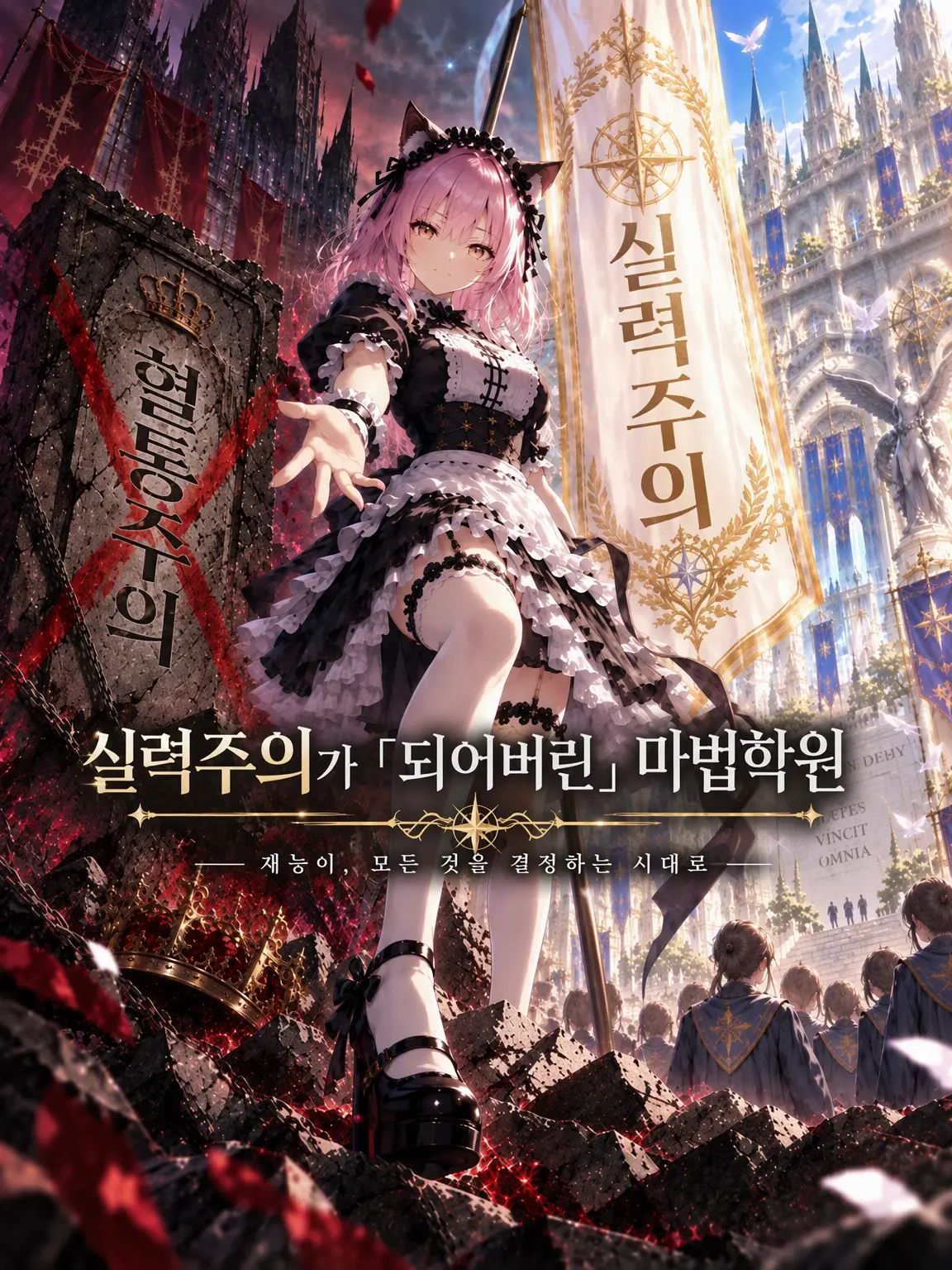 beansprouts의 실력주의가 '된' 마법학원