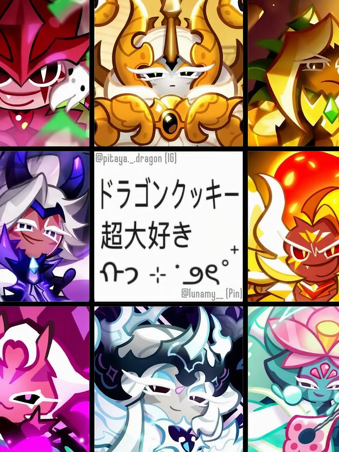 Chocoyami의 山のように大きくなった私のドラゴンたち。