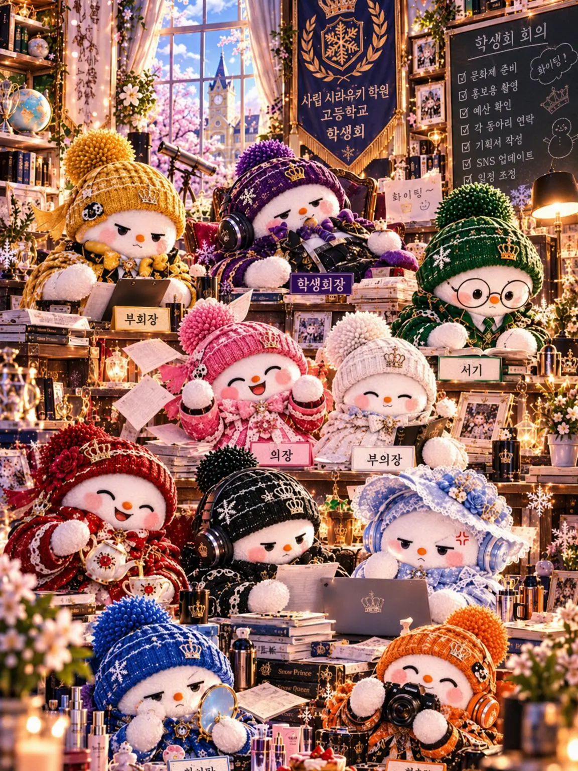 Snowdoll의 SnowMan과 학생회의 홍일점