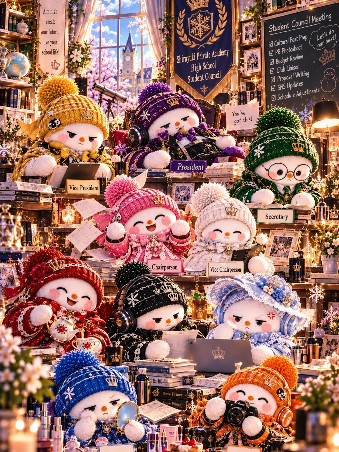 Snowdoll의 Snow Man and the Student Council's Only Girl