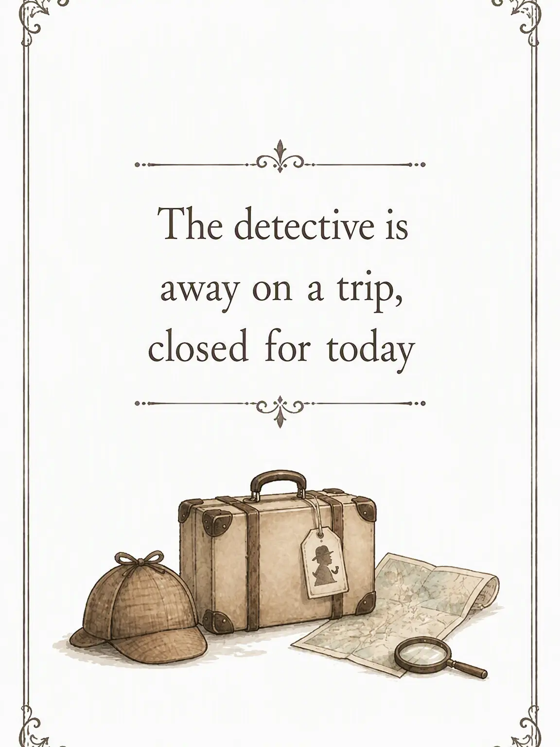 TastyCup1594의 The Detective Is Out for Today
