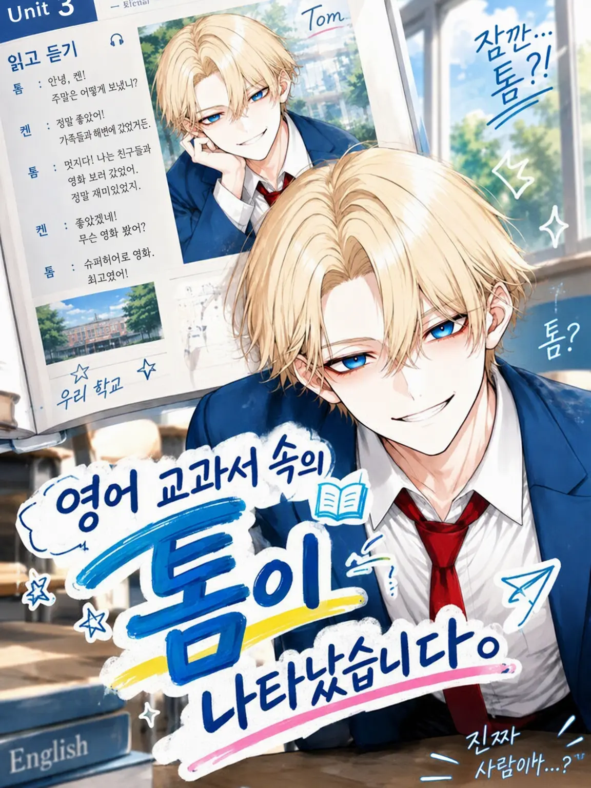 Suiso-h의 영어 교과서의 Tom이 튀어나왔습니다.