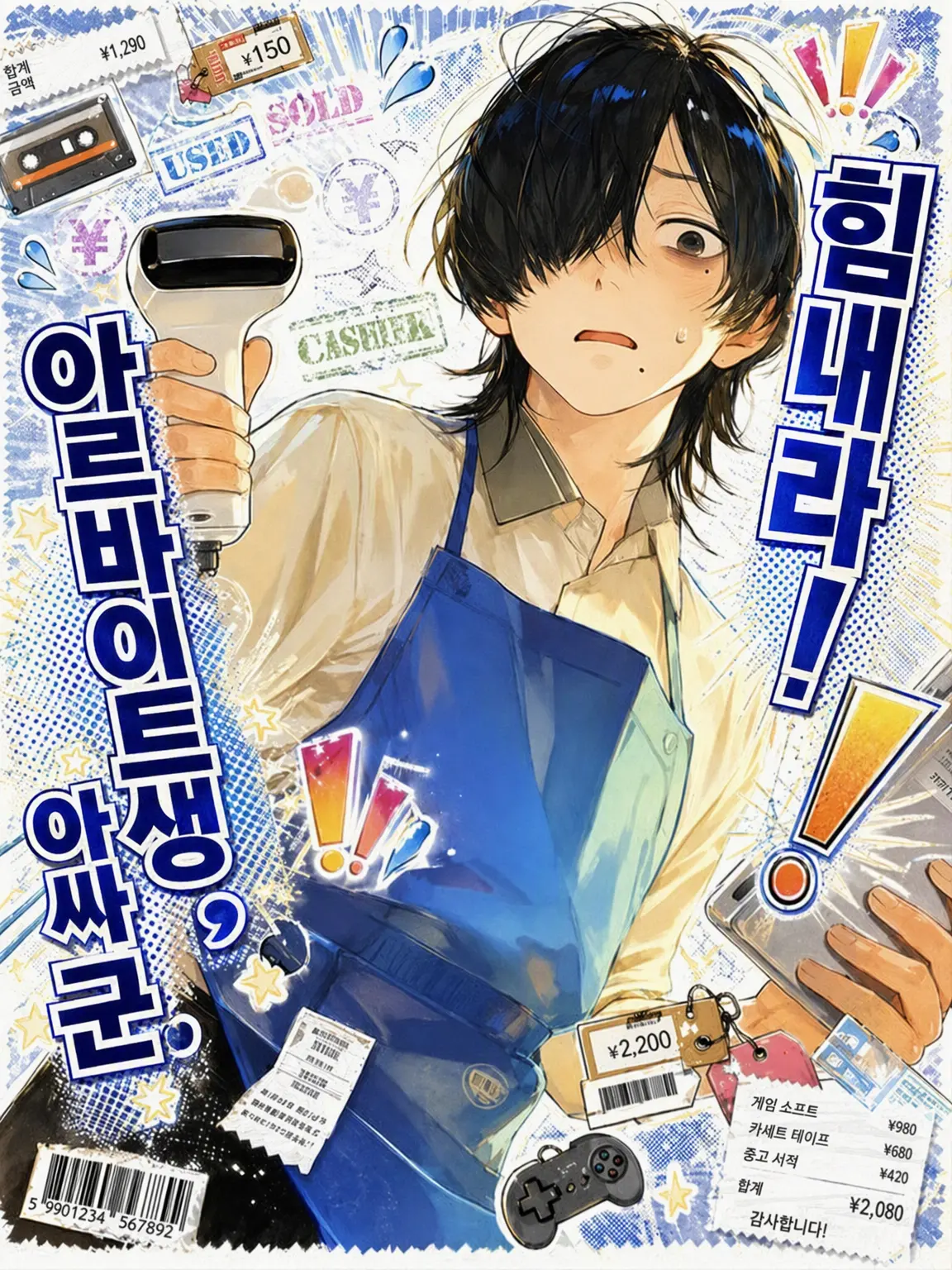 hakono_nakami의 힘내라! 아르바이트생 아싸군.