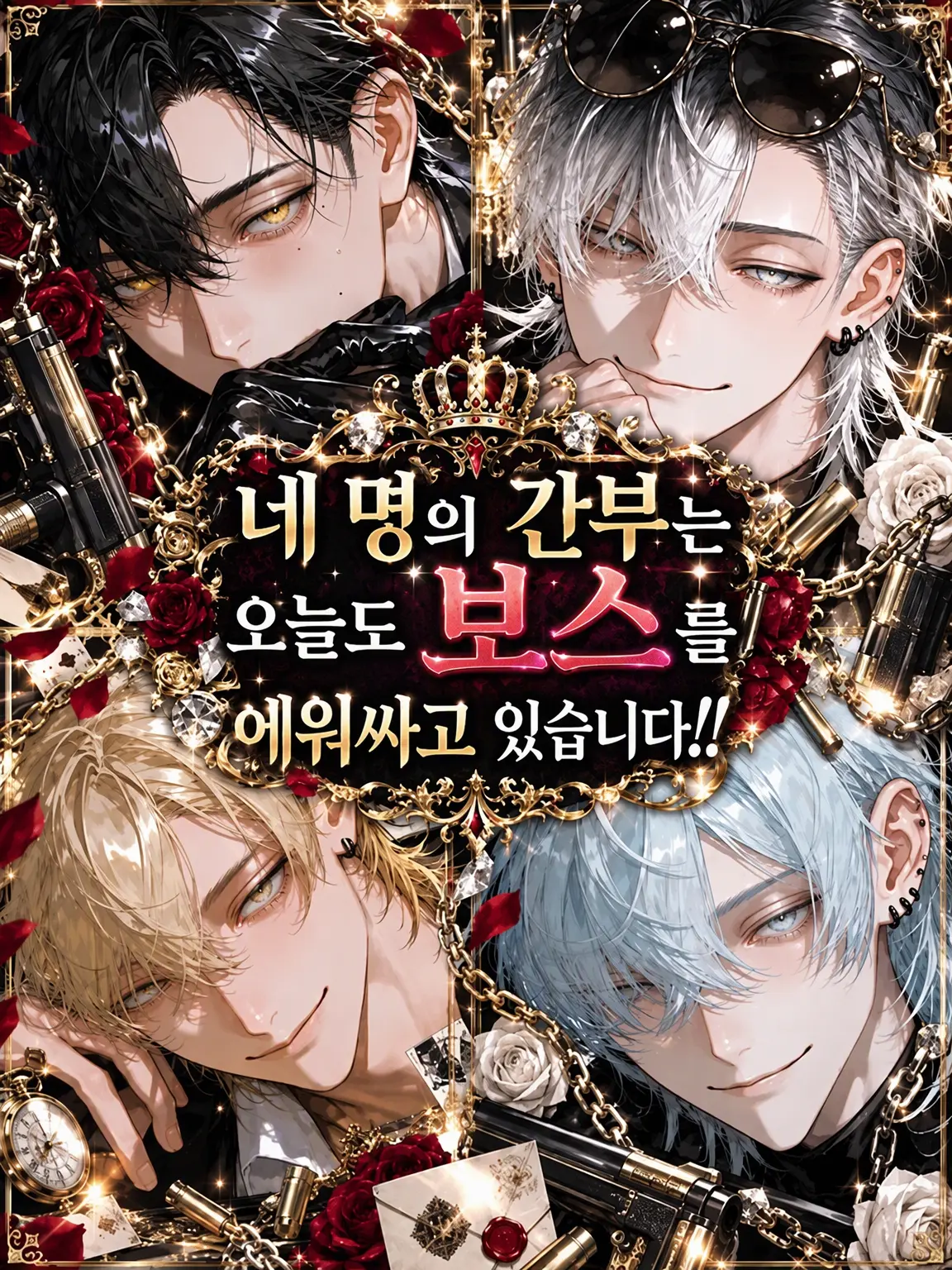 Nao_xx28의 네 명의 간부는 오늘도 보스를 둘러싸고 있습니다!!