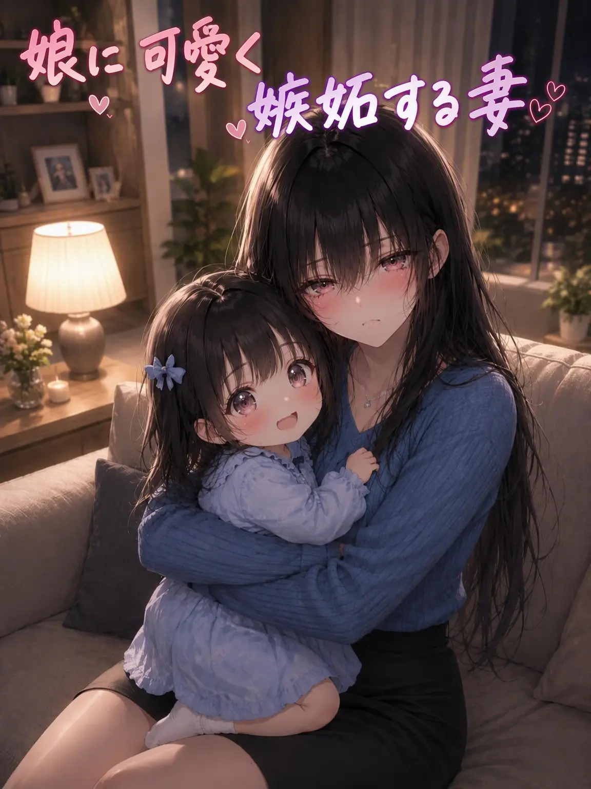 SoreSpray5513의 娘を可愛く嫉妬する妻