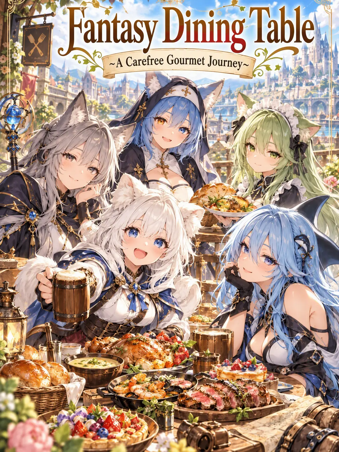 Niha.net00의 Table of Illusions: A Whimsical Gourmet Journey