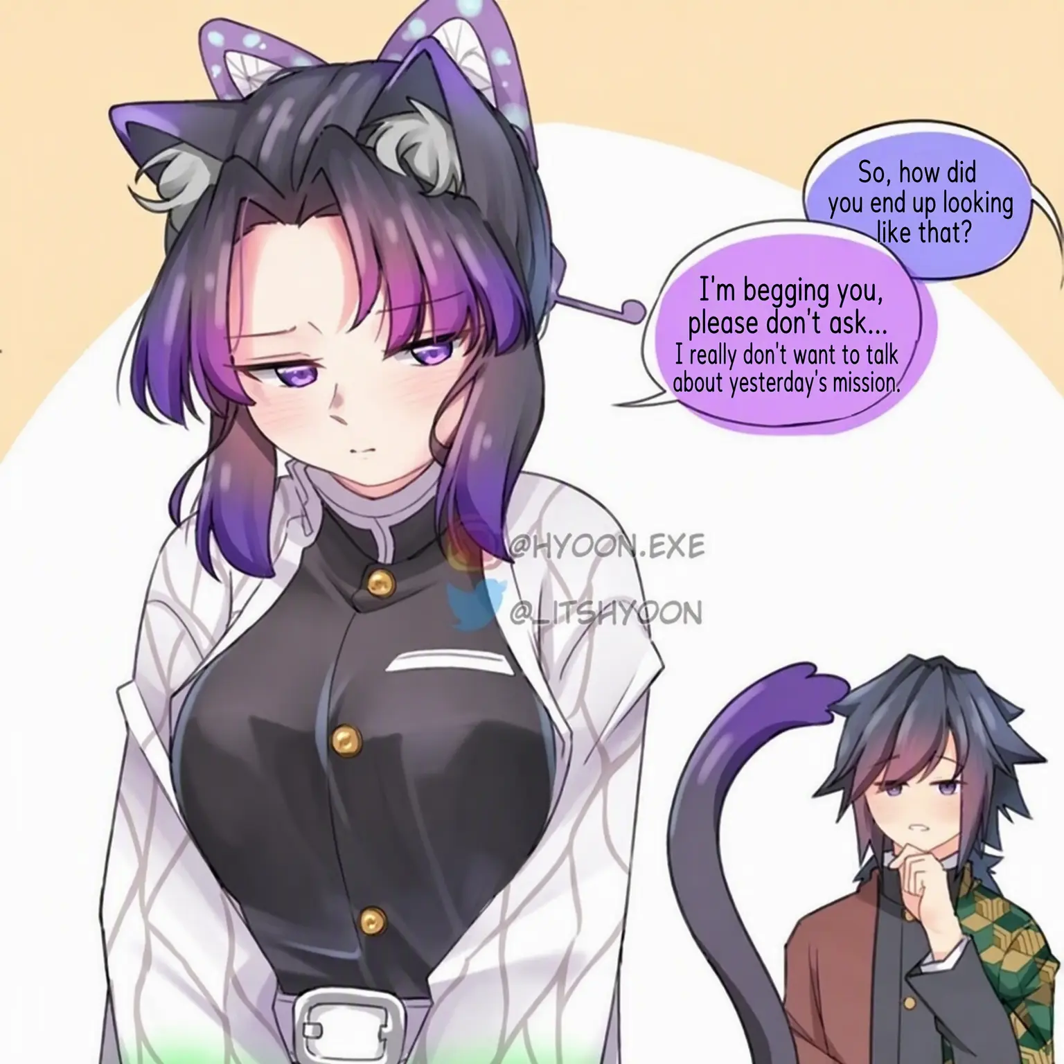 DemonSlayer1234321의 Abandoned Cat-Hybrid Shinobu