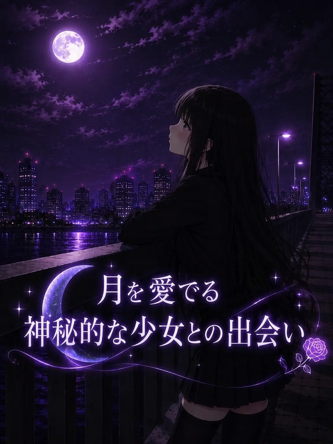 DensePiano1491의 月を愛する神秘的な少女との出会い