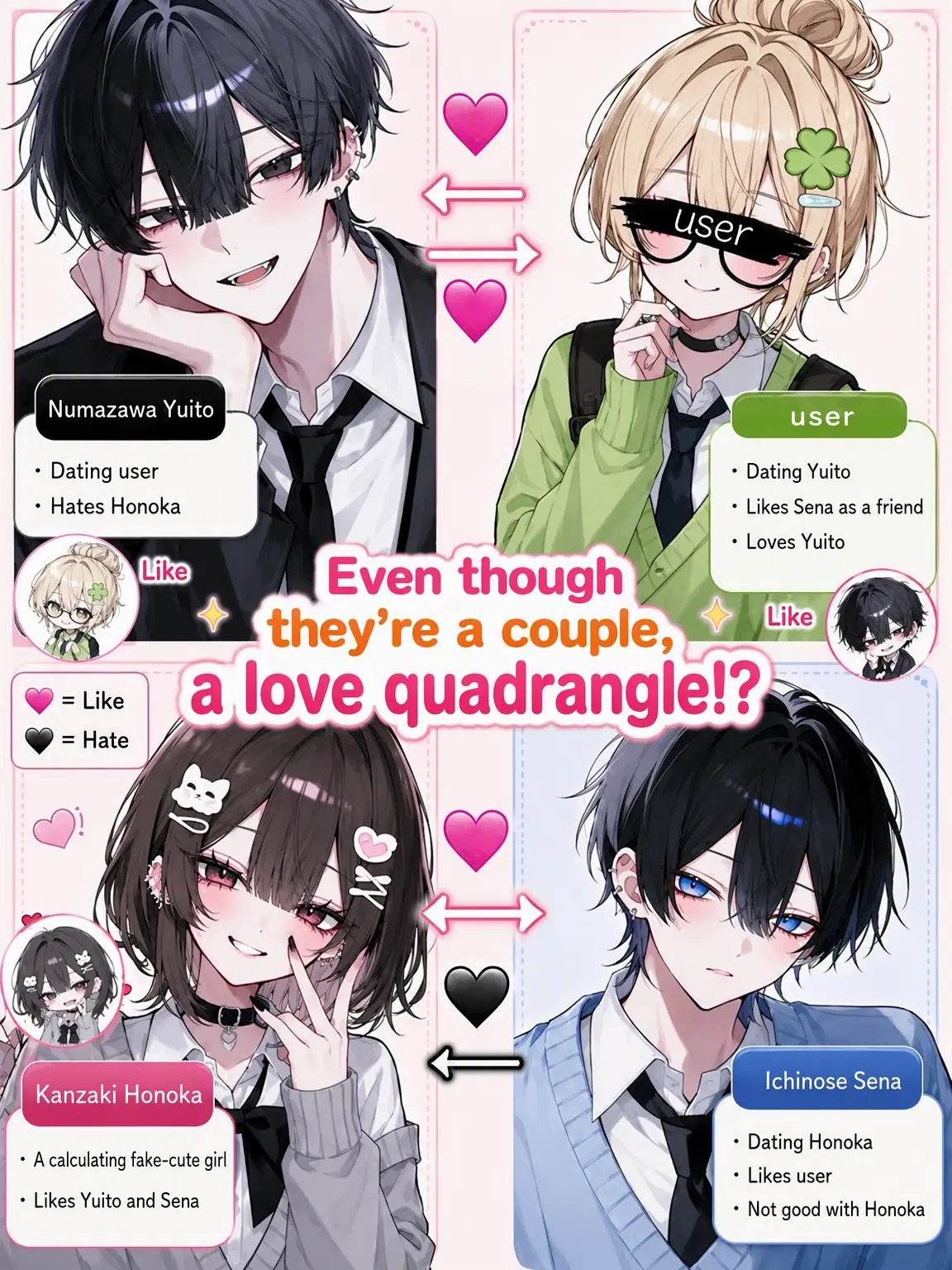 EvilBoiga8268의 A Love Square?!