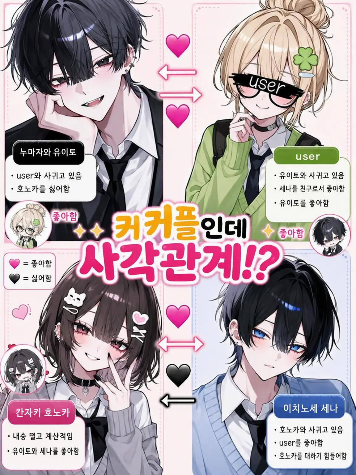 EvilBoiga8268의 커플인데 사각관계!?