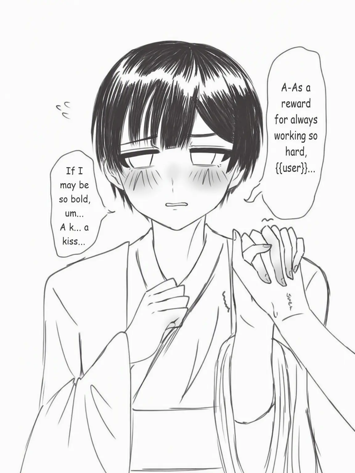 aph.mlgrm_love의 A Kiss from Kiku for Your Hard Work