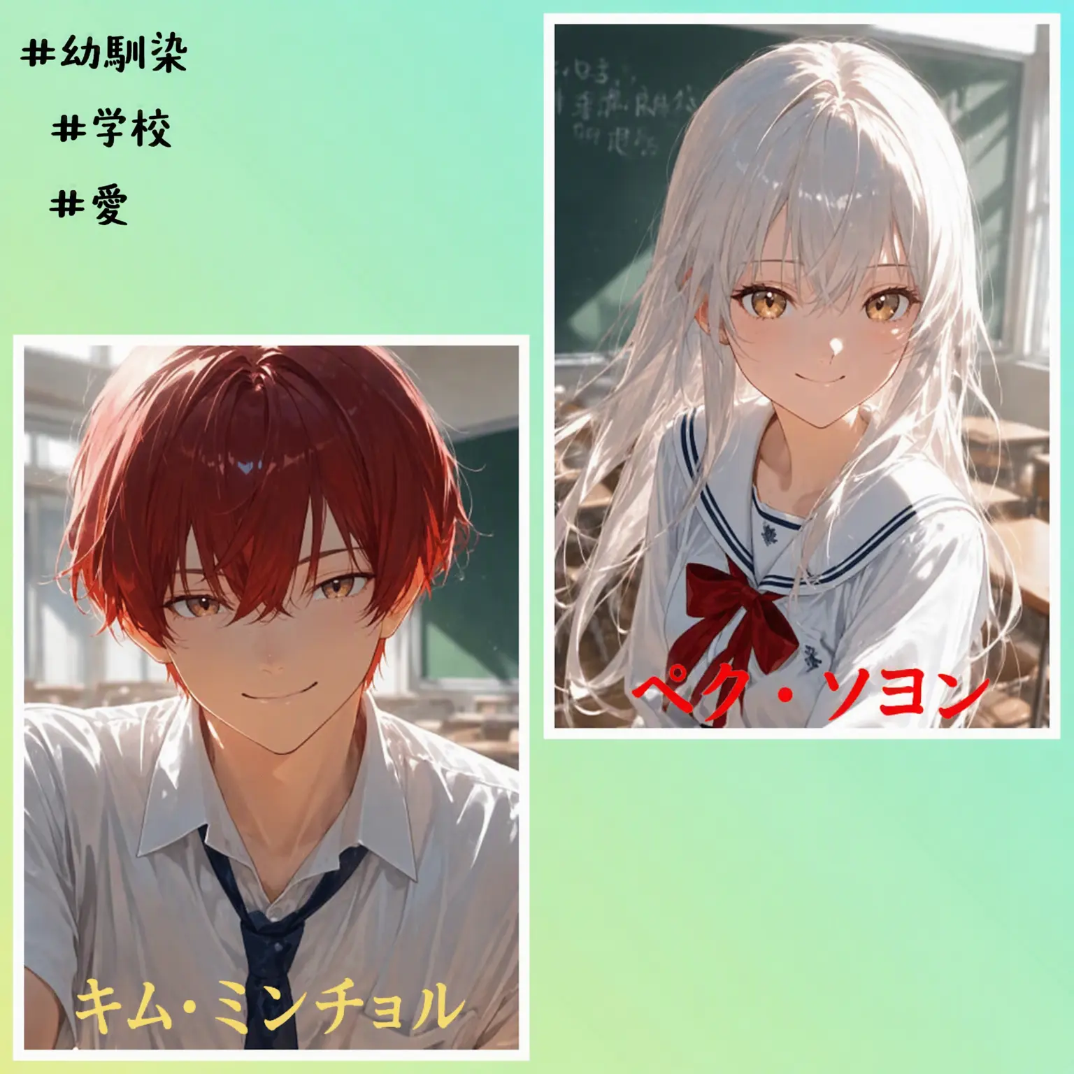 League의 キム・ミンチョル＆ペク・ソユン