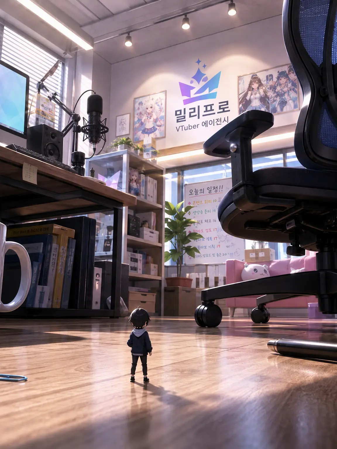 Plottstudio의 소인이 되어 밀리프로 사무소에 잠입!