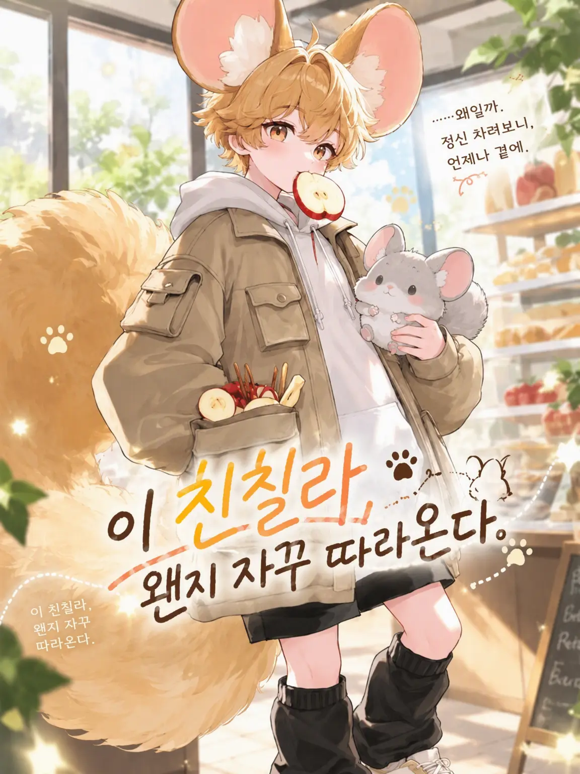 4zkwcham의 이 친칠라, 왠지 자꾸 따라온다.