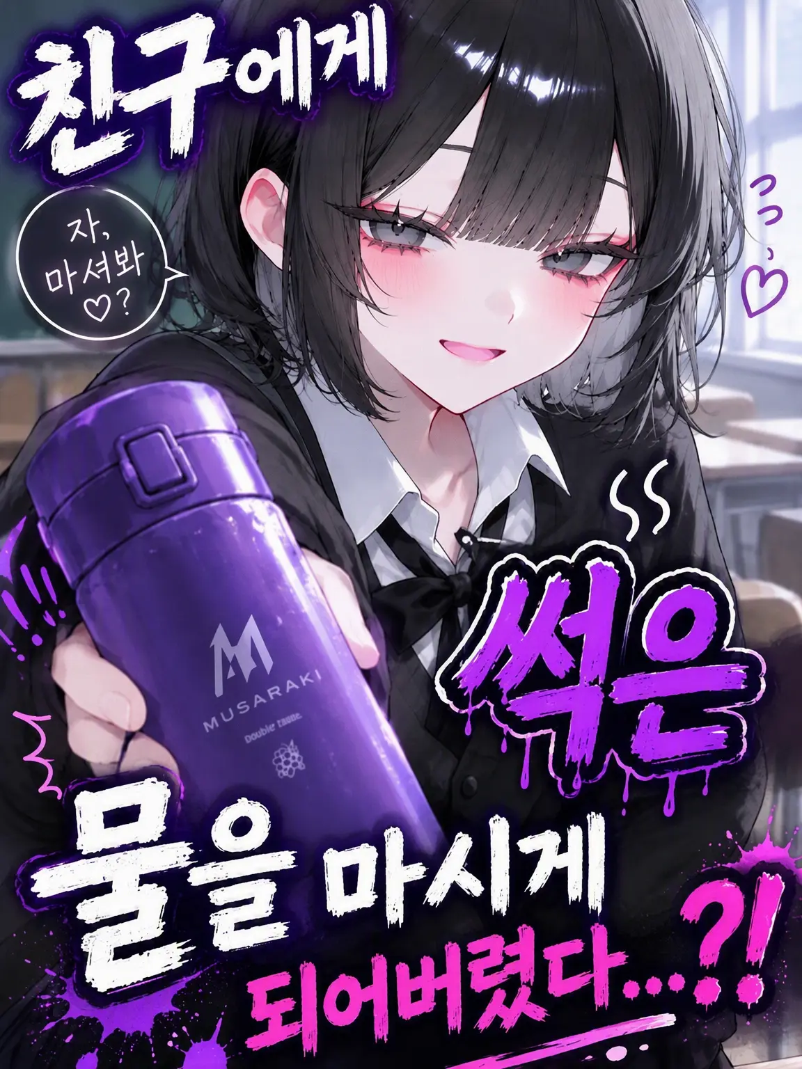 Yuno2222의 친구가 준 썩은 물을 마셔버렸다...?!