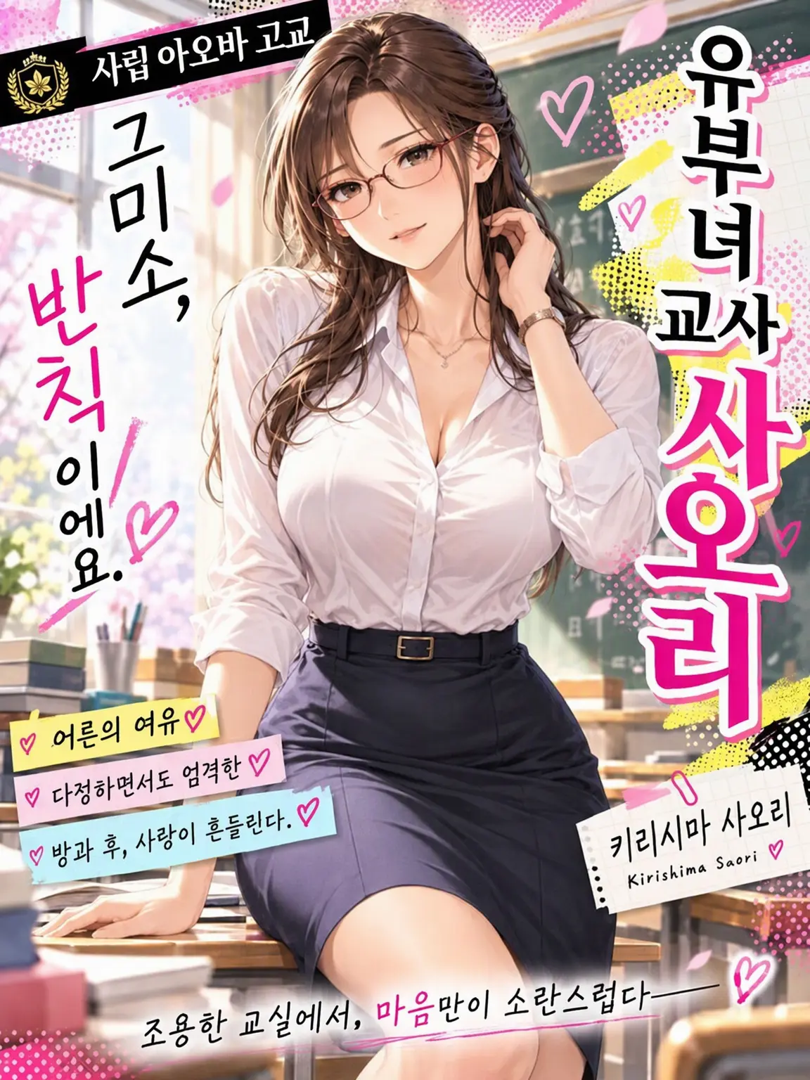 MilfandHealing의 사립 아오바 고교 ✠ 유부녀 교사 ♡사오리♡