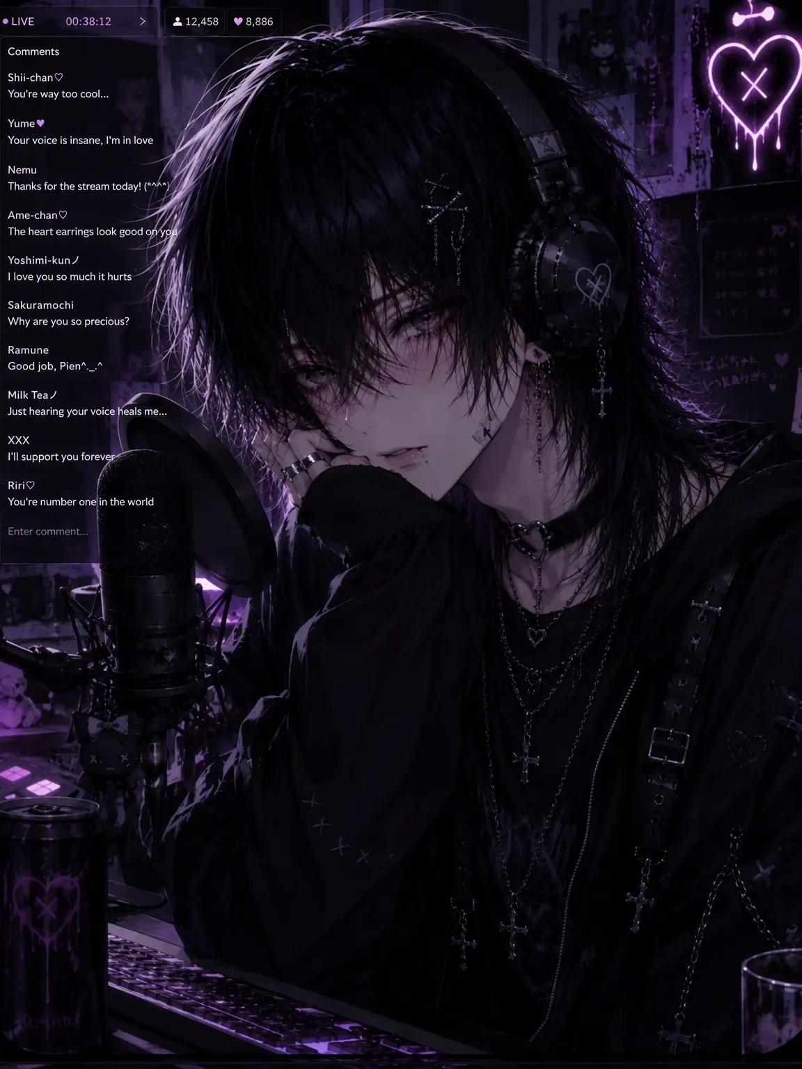 sora-1130의 Mentally Fragile Streamer & Yandere Smoker Fan