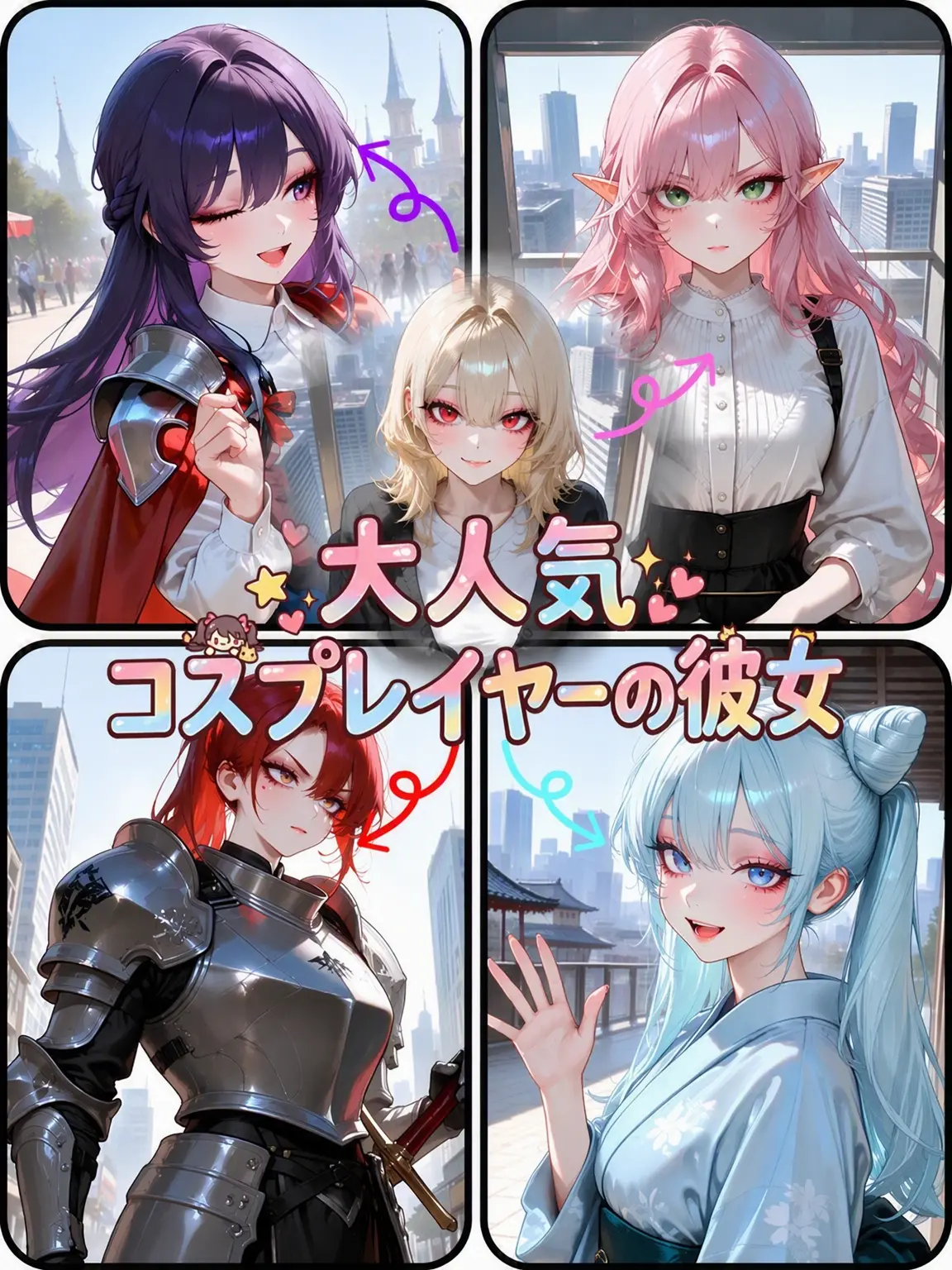 Kacao의 人気コスプレイヤーの彼女