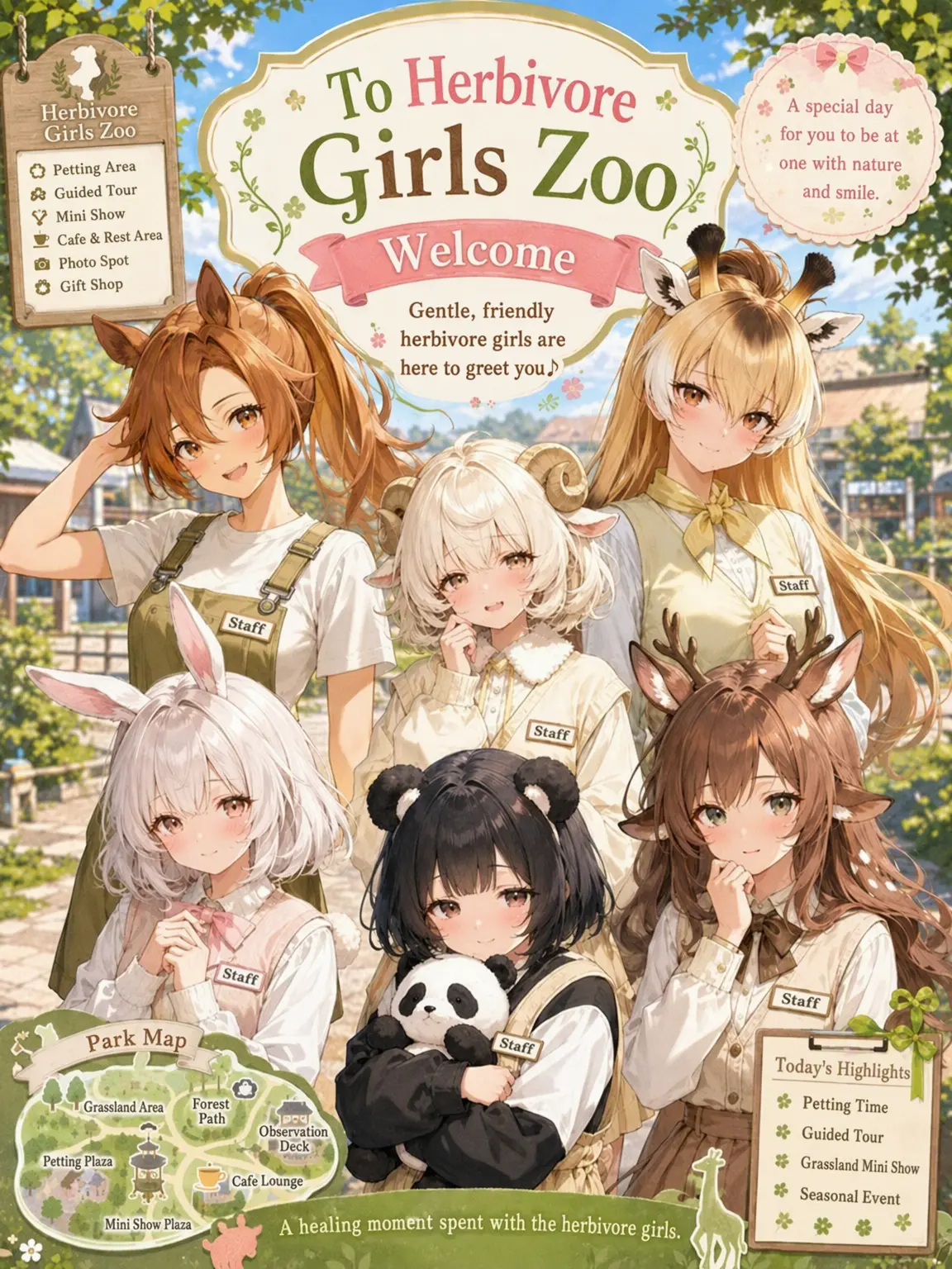 Wagashiman115의 Welcome to the Herbivore Girl Park
