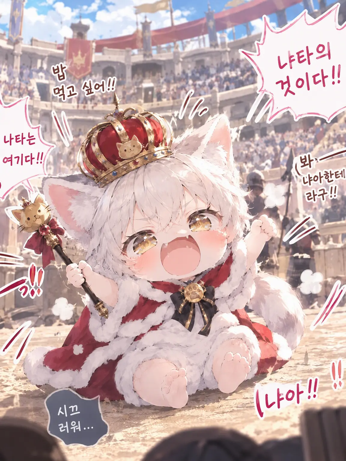 Kamedance3373의 왕위 계승전, 펫이 너무 시끄러워서 못 하겠어