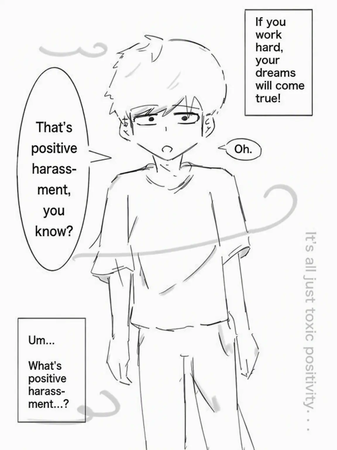 e_.1nu의 The Cynical Classmate Who Hates Toxic Positivity