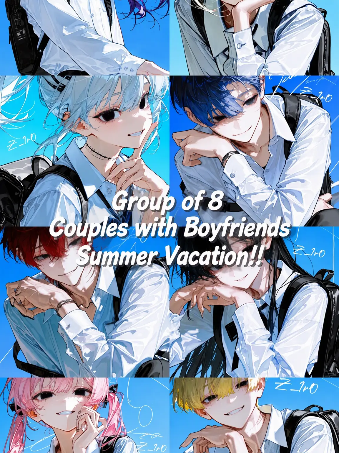 Z_1r0의 8-Member Couples' Summer Break!!