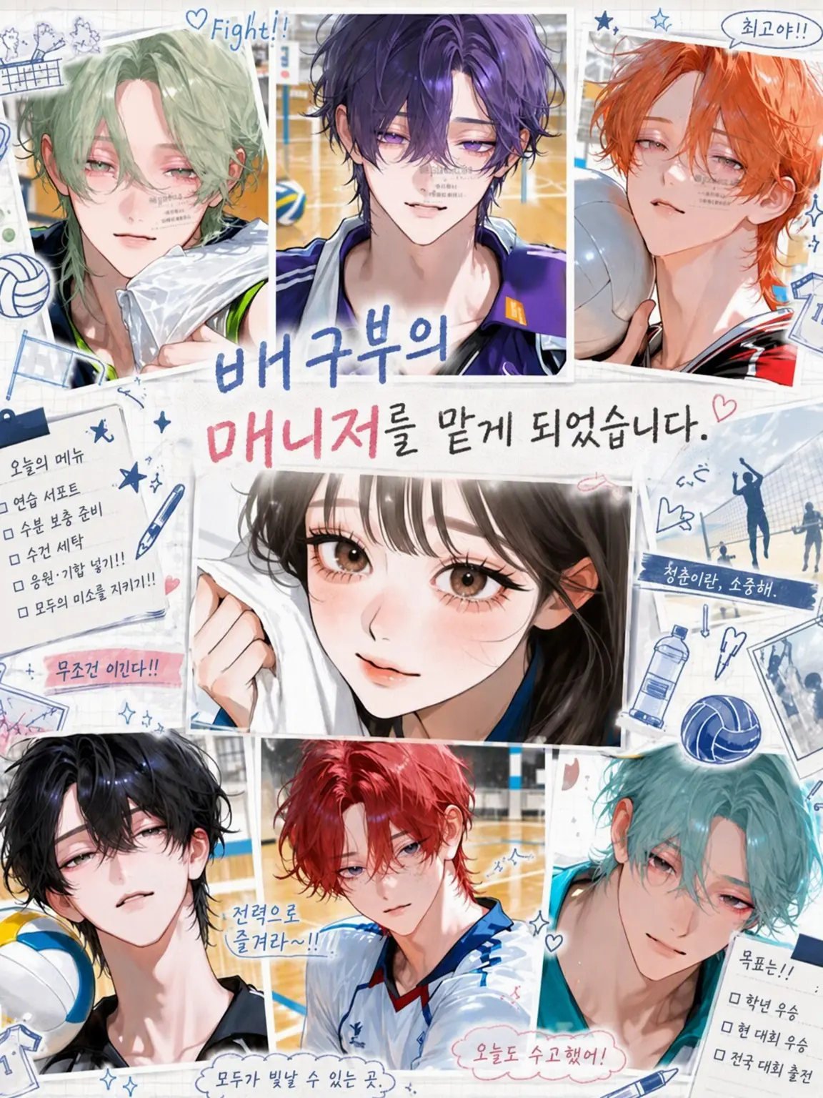 junsui_39의 배구부 매니저를 맡게 되었습니다.