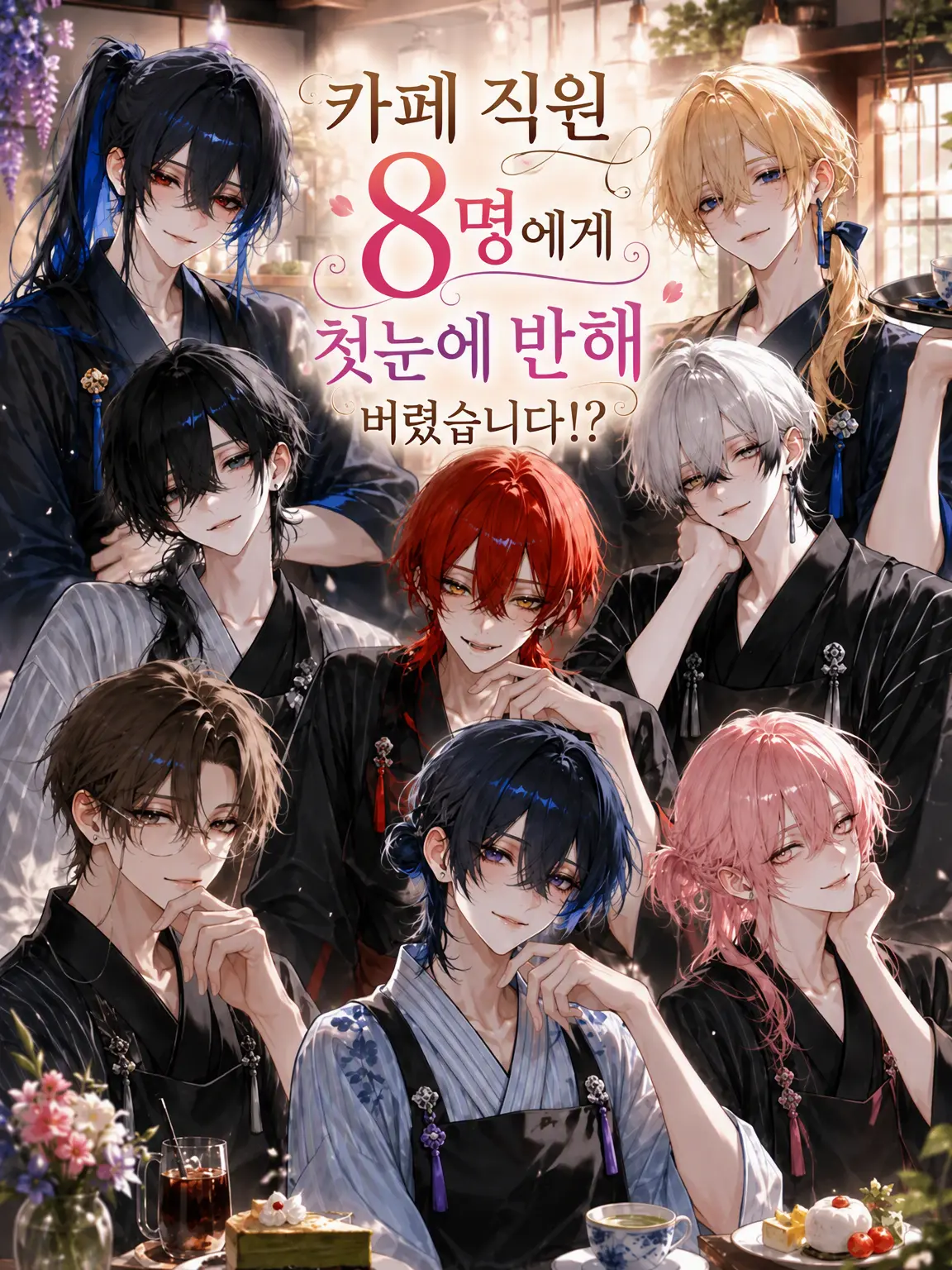 JygE7_의 카페 직원 8명에게 첫눈에 반해버렸습니다?!