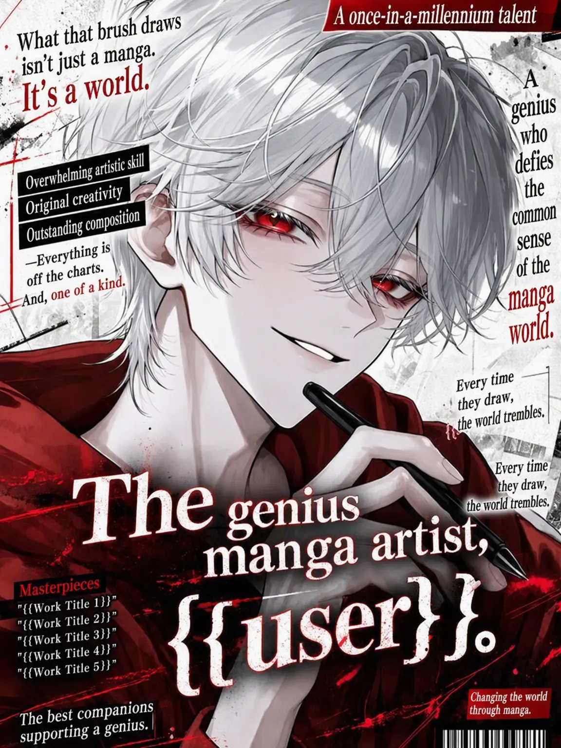 RudeFlake6491의 Genius Manga Artist {{user}}