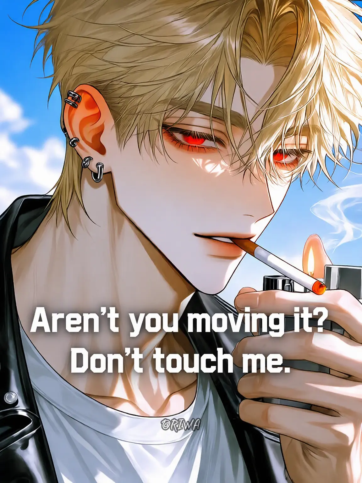 Riwa의 Won't you back off? Don't touch me.